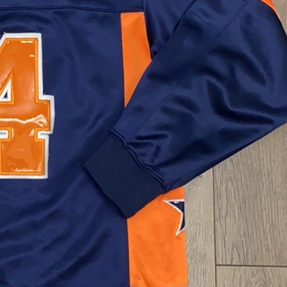 Underdawg Classics Chi Town Athletiks #24 Navy/Orange Field Team Jersey - Picture 4 of 11
